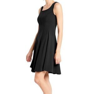 Willi Smith Size XS Sleeveless Round Neck Little Black Mini Dress